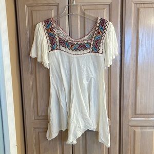 Free People flowy too with tribal neckline